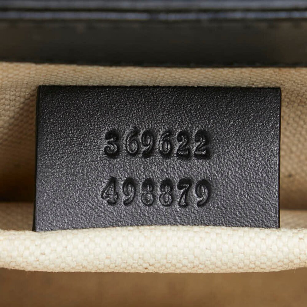 GUCCI Black Leather Horsebit Shoulder Bag - Picture 14 of 15